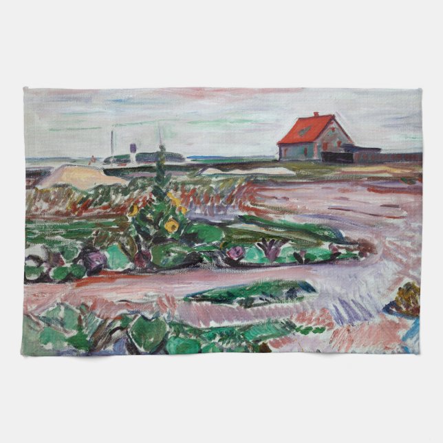 Linge De Cuisine Edvard Munch - Seashore. Paysage près de Lubeck (Horizontal)
