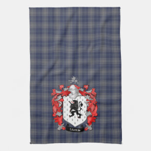 Linge De Cuisine Edwards Family Crest et Tartan