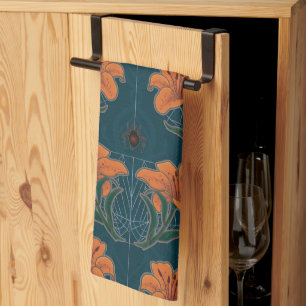 Linge De Cuisine Éffrayant Halloween Araignées et Lily Vintage vict