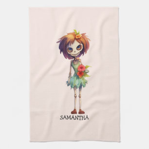 Linge De Cuisine Éffrayant, Mais Cute Zombie Kid - Adorable Macabre