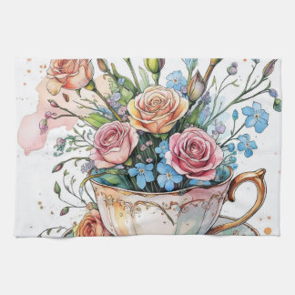 Linge De Cuisine Élégant boho floral