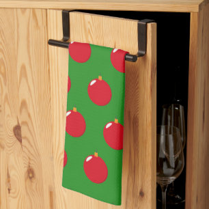 Linge De Cuisine Élégant Festif Coloré Hiver Balle de Noël