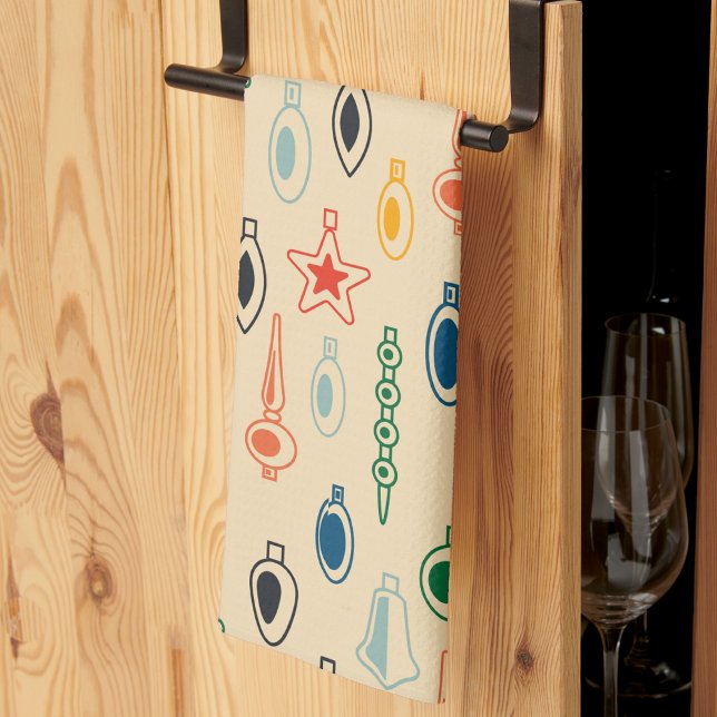 Linge De Cuisine Élégant Noël rétro (Créateur téléchargé)