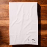 Linge De Cuisine Élégant rose vif Moderne minimaliste Nom du monogr<br><div class="desc">Améliorez le style et la fonctionnalité de votre cuisine grâce à nos serviettes de cuisine Monogram minimaliste classique élégant et moderne. Conçues avec soin, ces serviettes allient harmonieusement sophistication intemporelle et minimalisme contemporain, ce qui en fait un complément indispensable à votre espace culinaire. Réalisées avec précision et attention au détail,...</div>