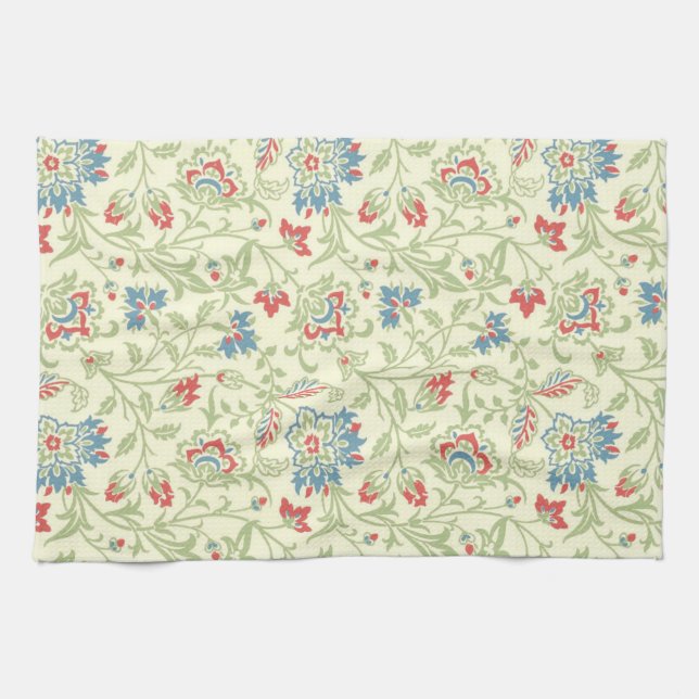 Linge De Cuisine Élégant William Morris Renaissance Floral (Horizontal)
