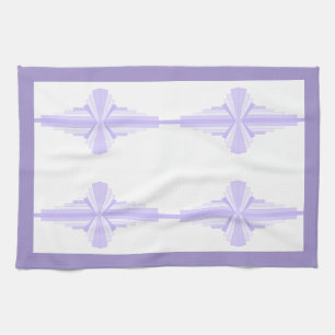 Linge De Cuisine Elément Art déco en lilas & violet