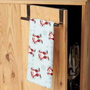 Linge De Cuisine Éléments de Noël Père Noël