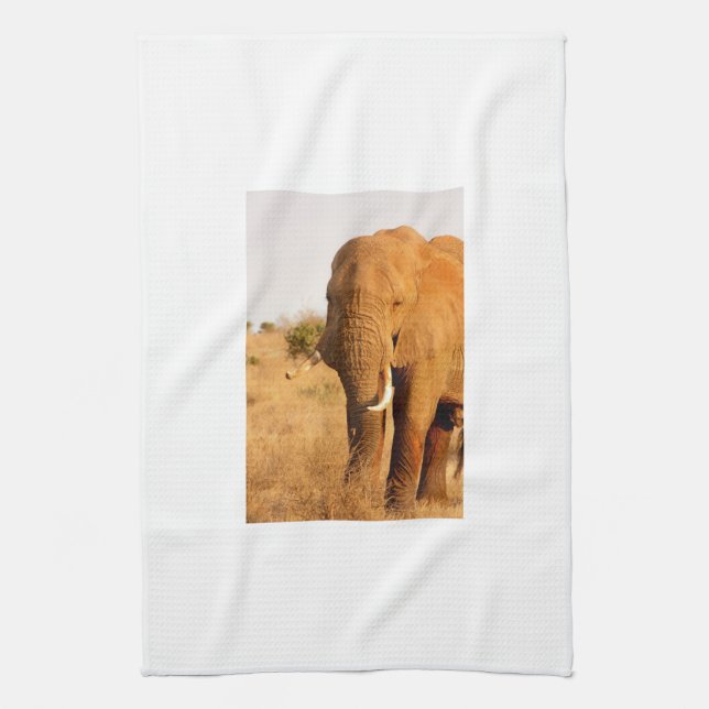 Linge De Cuisine Éléphants (Vertical)