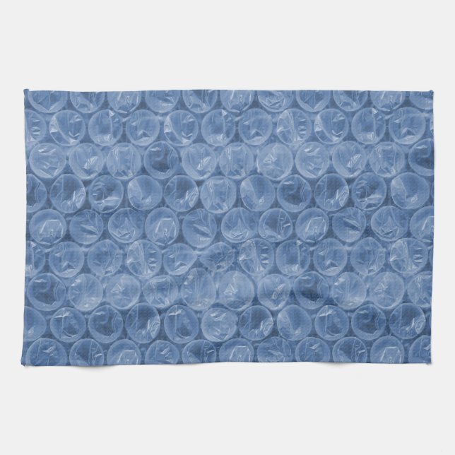 Linge De Cuisine Emballage de bulle bleue (Horizontal)