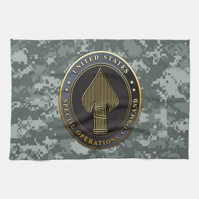 Linge De Cuisine Emblème USSOCOM (Horizontal)