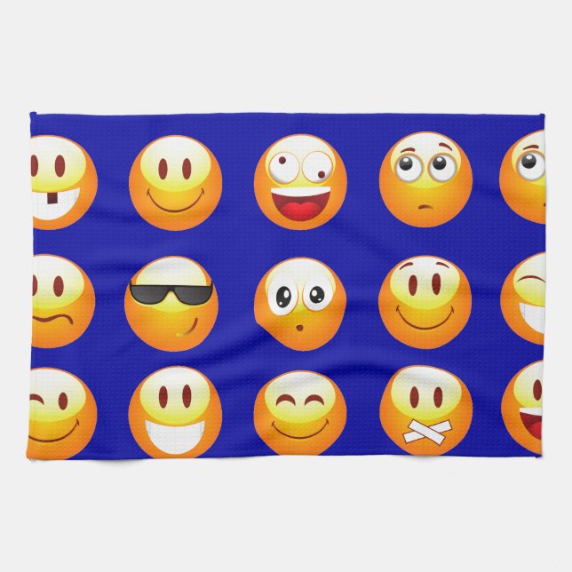 Linge De Cuisine emojis bleu foncé (Horizontal)