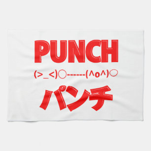 Linge De Cuisine Émoticônes de punch japonais