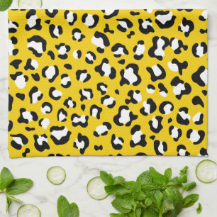 Linge De Cuisine Empreinte de léopard, Spots de léopard, Leopard Ja