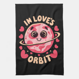 Linge De Cuisine En orbite amoureuse