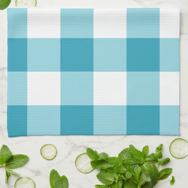 Linge De Cuisine en vichy Motif (Plié)