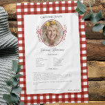Linge De Cuisine En vichy photo de conservation de la recette famil<br><div class="desc">Gardez la serviette à thé de la recette familiale. Partagez la recette de chili de l'oncle Jim ou le plat de casserole de la grande tante Aggie, qui a toujours été le plat préféré de grâces. Un design modèle élégant et simple peut être facilement ajusté pour partager vos recettes familiales...</div>