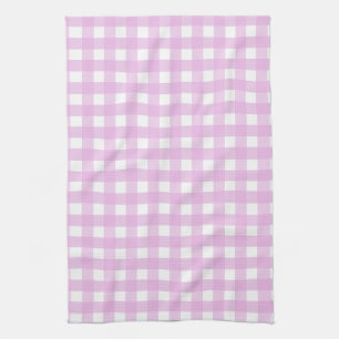 Linge De Cuisine En vichy rose pâle