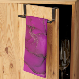 Linge De Cuisine Encre alcoolique violette