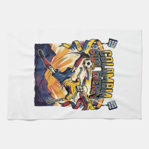 Linge De Cuisine Énergie de but Colombie Skeleton Striker Nations C