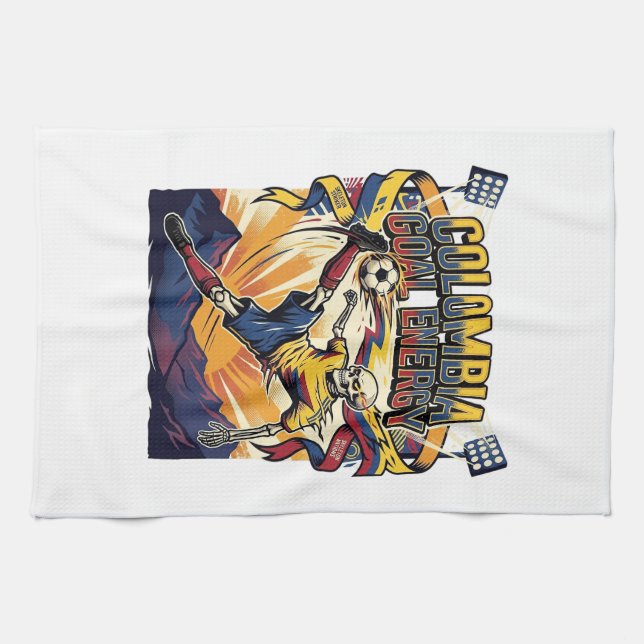 Linge De Cuisine Énergie de but Colombie Skeleton Striker Nations C (Horizontal)