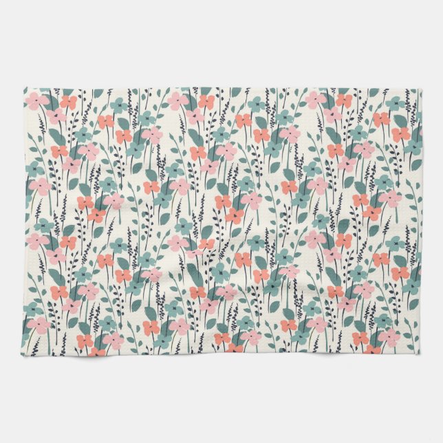 Linge De Cuisine Enfant à fleurs (Horizontal)