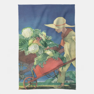 Linge De Cuisine Enfant Vintage, Jardinage Biologique; Jardin de la