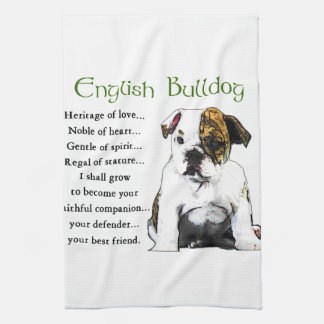 Linge De Cuisine English Bulldog Heritage of Love