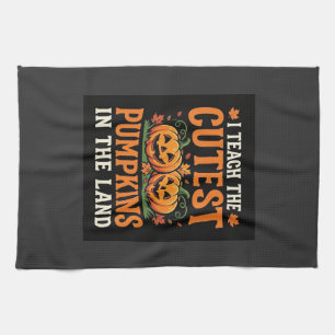 Linge De Cuisine Enseignant Halloween Citrouilles les Plus Mignonne