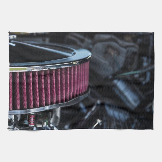 Linge De Cuisine Entrée d'air Chrome (Horizontal)