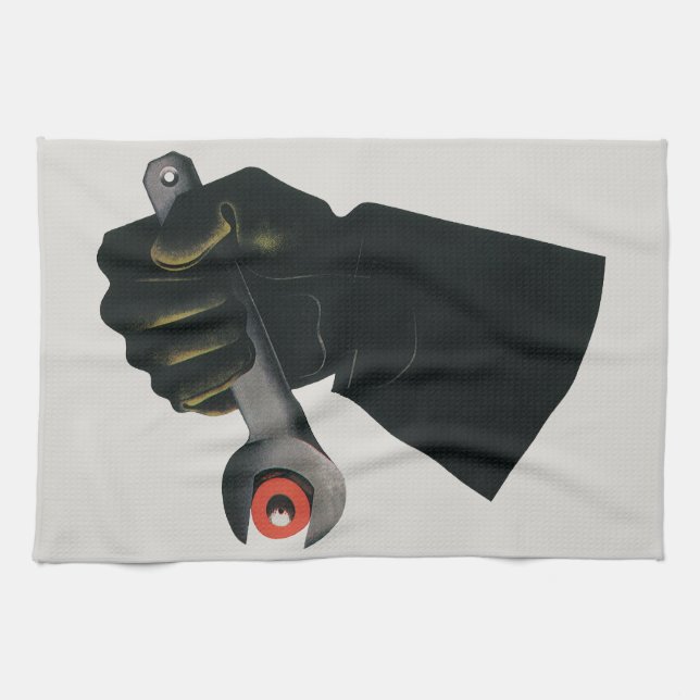 Linge De Cuisine Entreprise vintage, Fabrication Usine Machiniste (Horizontal)