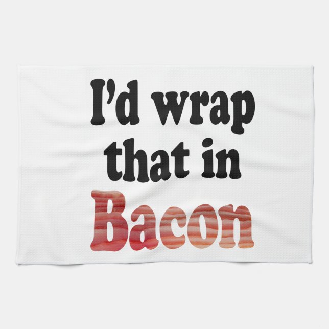 Linge De Cuisine Enveloppe Bacon (Horizontal)