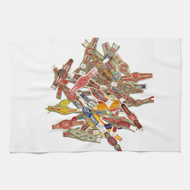 Linge De Cuisine Enveloppeurs à anneaux de cigar (Horizontal)