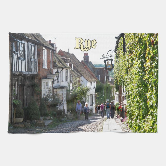 Linge De Cuisine Épatant ! Rye Angleterre (Horizontal)