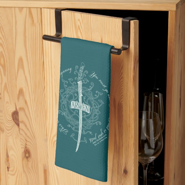 Linge De Cuisine Épée elfique ARWEN™ Citation (Pliage en tiers)