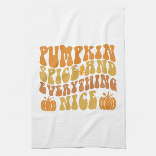 Linge De Cuisine Épices citrouilles Et Tout Bien