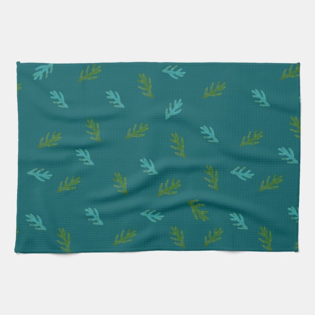 Linge De Cuisine Épinette - Parfum d'une forêt (Horizontal)