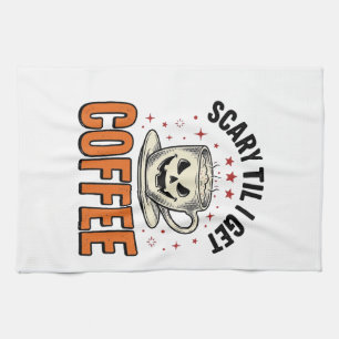 Linge De Cuisine Épouvantable jusqu'au café Vintage Halloween Café
