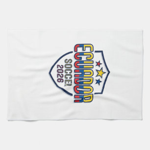 Linge De Cuisine Équateur Football 2026 Football Gras Typographie P