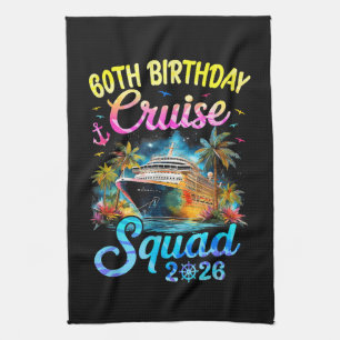 Linge De Cuisine Équipe de croisière pour les 60 ans 2026 Fête de c