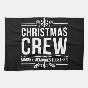 Linge De Cuisine Équipe de Noël Rassemblement familial Graphique Va
