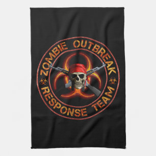 Linge De Cuisine Équipe de réponse de zombi