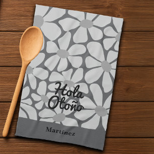Linge De Cuisine Espagnol Bonjour Automne Vibes Personnaliser
