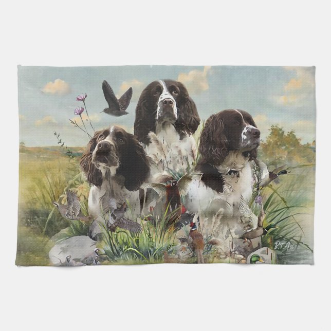Linge De Cuisine Espagnol Springer anglais, Art (Horizontal)