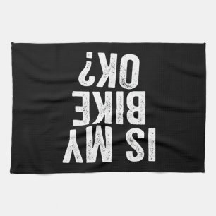 Linge De Cuisine Est Mon Vélo Ok Drôle Cadeau Pour Les Vélos