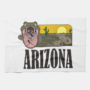 Linge De Cuisine État de serpent de l'Arizona Etats-Unis : Serpent