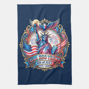 Linge De Cuisine États-Unis 250 ans 4 juillet 1776-2026