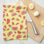 Linge De Cuisine Eté Fruit Fun Watermelons Aquarelle Jaune<br><div class="desc">Décorez votre cuisine avec cette amusante serviette de plat de pastèques aquarelles. Fait un grand ménage ou un cadeau mariage! Vous pouvez le customiser et ajouter du texte. Consultez ma boutique pour plus de couleurs et de motifs !</div>