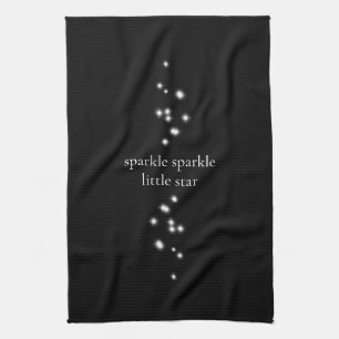 Linge De Cuisine Étincelle Étincelle Little Star Black Starlight