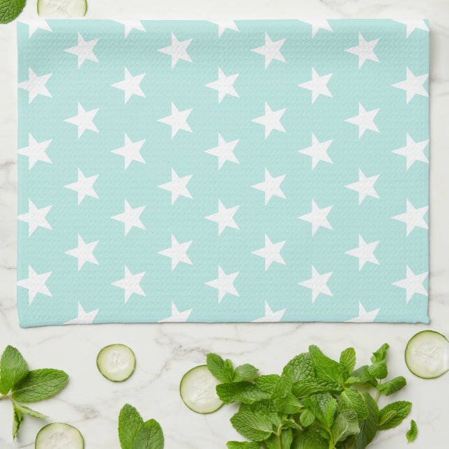 Linge De Cuisine Étoile Arrière - plan modifiable Couleur de la cui (Plié)
