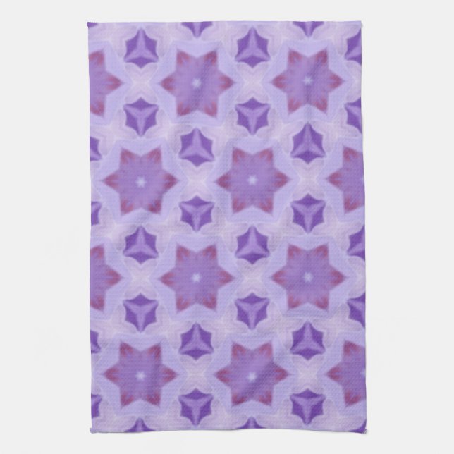 Linge De Cuisine Étoiles violettes (Vertical)